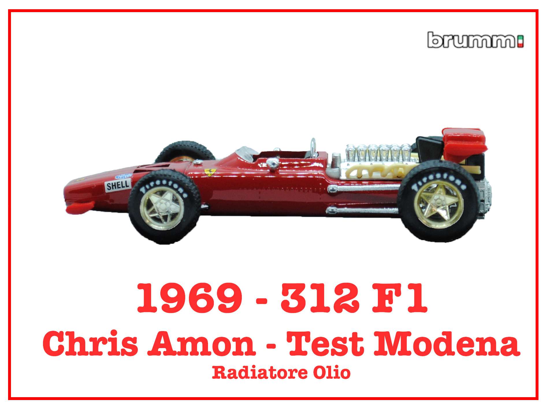 Immagine 312 F1 Chris Amon Test Modena Radiatore Olio